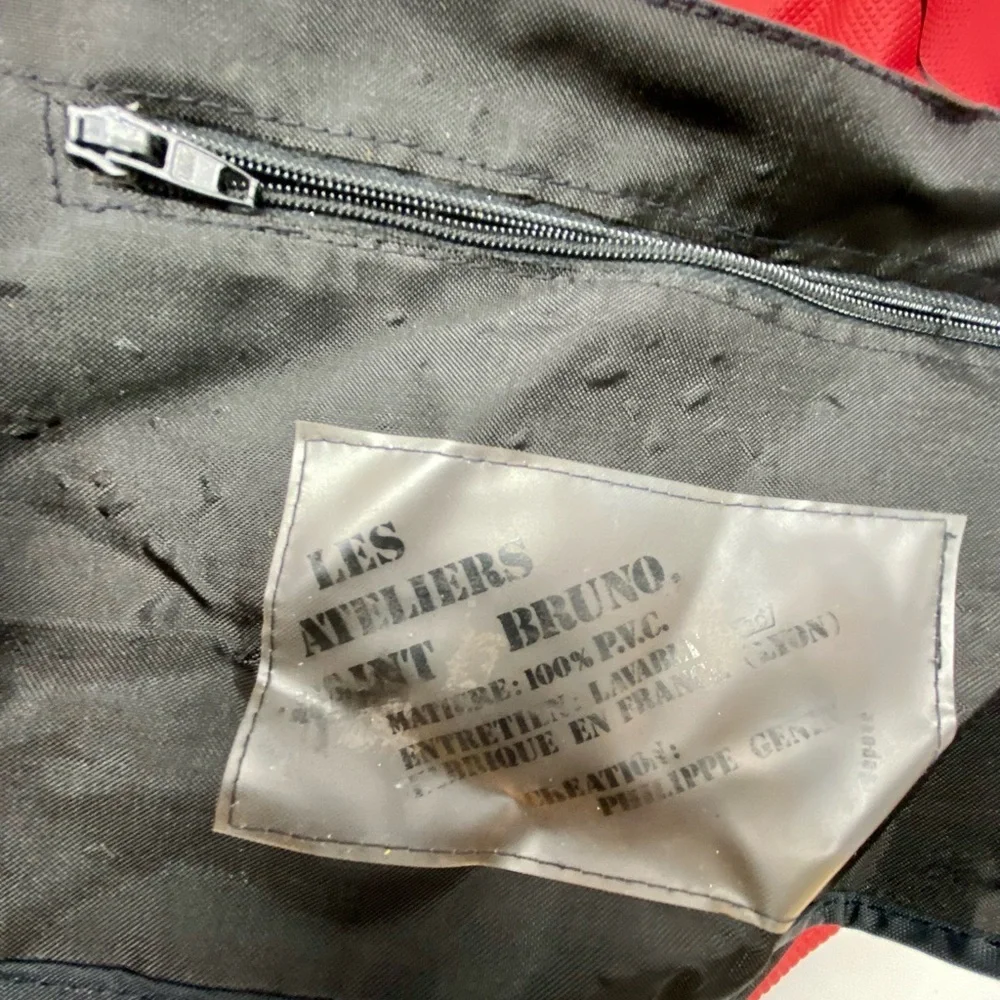 Vintage Le Club Red Duffle Bag